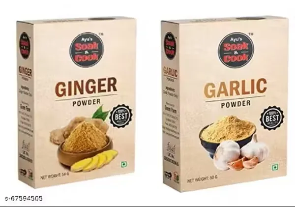 Premium_Quality_Ginger_Garlic_Powder_2_In_1_100G_Pack_Of_2_For_Cooking
