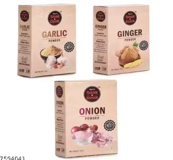 Premium_Quality_Onion_Ginger_Garlic_Powder_3_In_1_150G_Pack_Of_1_For_Cooking
