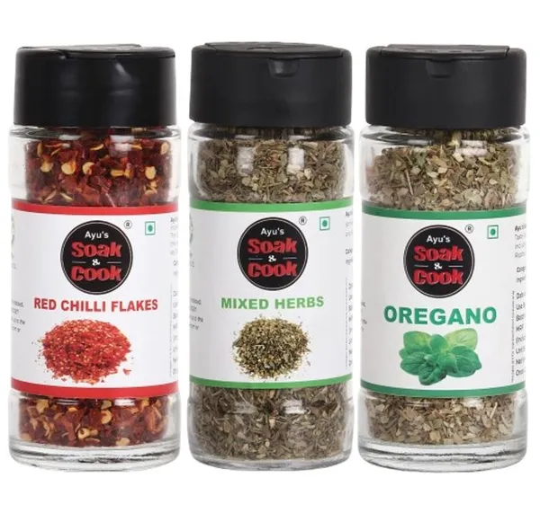 Premium_Quality_Oregano_35G_And_Red_Chilli_Flakes_40G_And_Mixed_Herb_30G_Combo_3_In_1_105G_For_Cooking