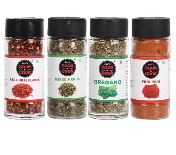 Premium_Quality_Oregano_35G_And_Red_Chilli_Flakes_40G_And_Mixed_Herb_30G_Periperi_60G_Combo_4_In_1_165G_For_Seasoning