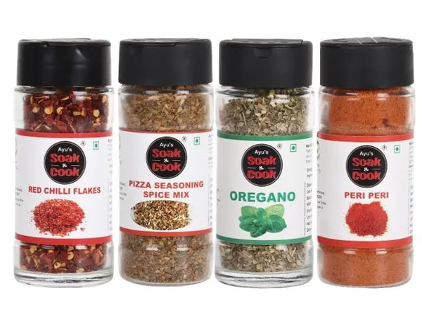 Premium_Quality_Oregano_35G_And_Red_Chilli_Flakes_40G_And_Pizzaseasoning_60G_Periperi_60G_Combo_4_In_1_195G_For_Seasoning