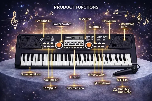 Key_Electronic_Piano_Keyboard_With_Microphone