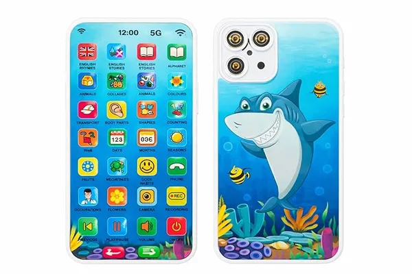 Educational_Phone_Toy_for_Kids_–_Dolphin_Design_|_Rechargeable_Talking_Smart_Learning_Mobile_|_28_Learning_Features_|_Math,_Words,_Animals_&_More_|_for_Boys_&_Girls_(2–7_Years)