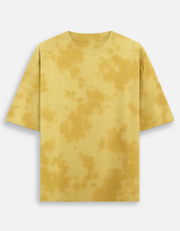 Yellow_Cotton_Grt_Tie_Dye_Oversized_T-Shirt_For_Unisex