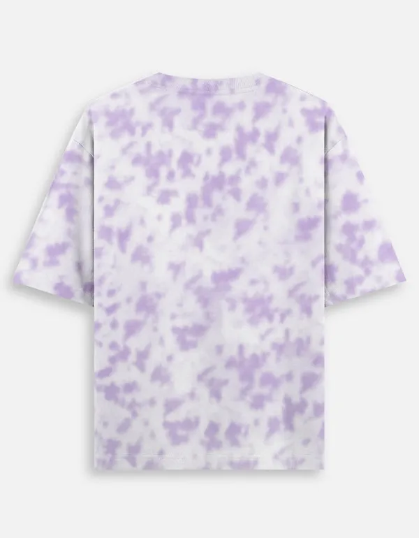 White_Lavender_Cotton_Get_Tie_Dye_Oversized_T-Shirt_For_Unisex