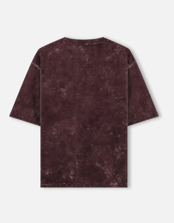 Maroon_Cotton_Grt_Acid_Washed_Oversized_Tee_For_Unisex