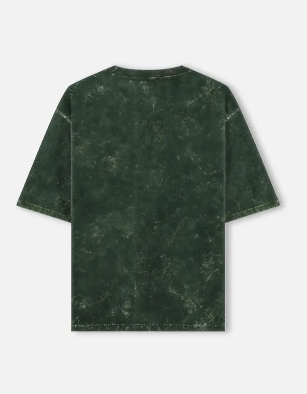 Bottle_Green_Cotton_Grt_Acid_Washed_Oversized_Tee_For_Unisex