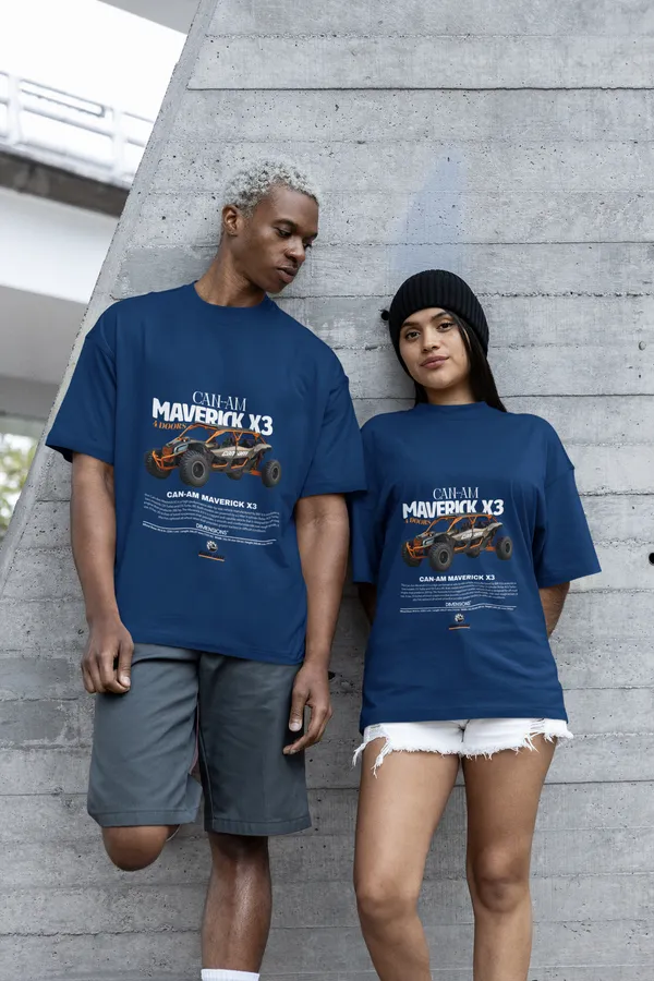 Royal_Blue_Cotton_Maverick_Oversized_T-Shirt_For_Unisex