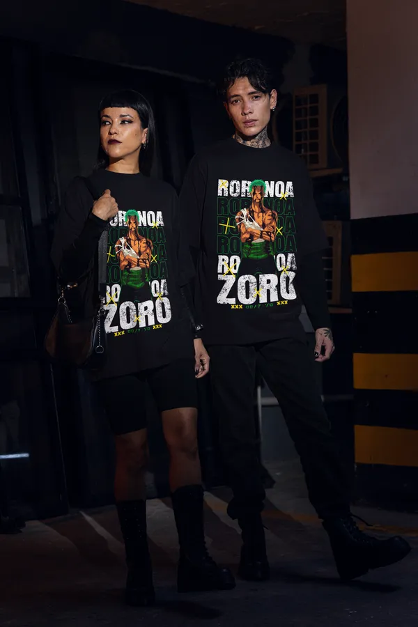 Black_Cotton_Zoro_Oversized_T-Shirt_For_Unisex