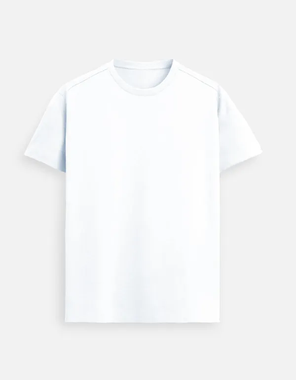White_Cotton_Grt_Supima_T-Shirt_For_Unisex