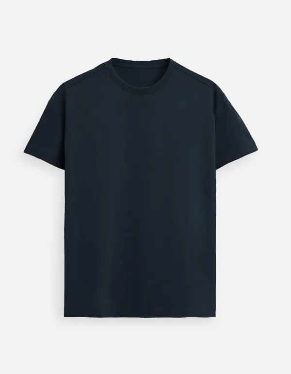 Navy_Blue_Cotton_Grt_Supima_T-Shirt_For_Unisex