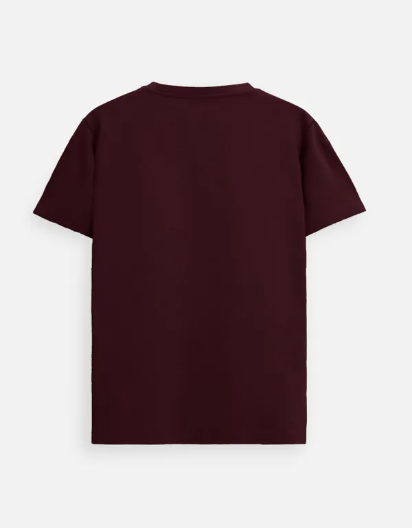 Maroon_Cotton_Grt_Supima_T-Shirt_For_Unisex