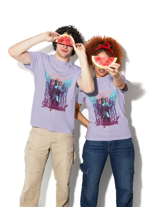 Lavender_Cotton_Angel_Stretch_T-Shirt_For_Unisex