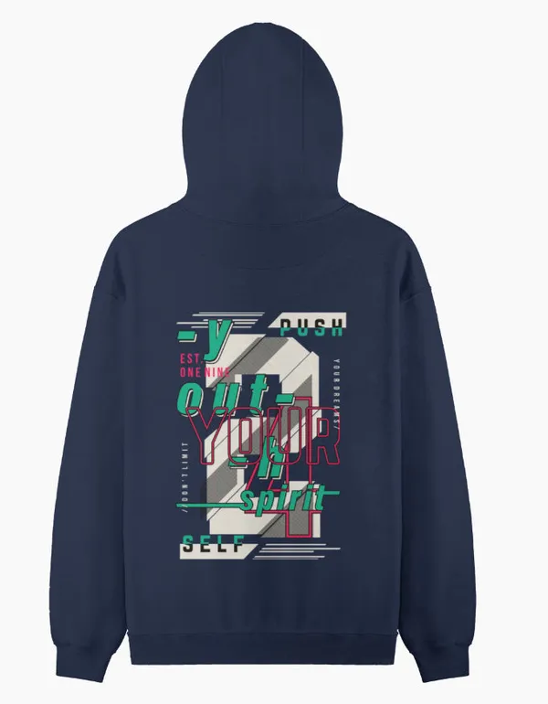 Navy_Blue_Cotton_Push_Pullover_Hoodie_For_Unisex