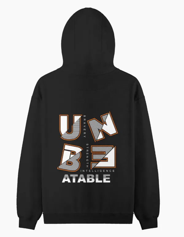 Black_Cotton_Unbeatable_Pullover_Hoodie_For_Unisex