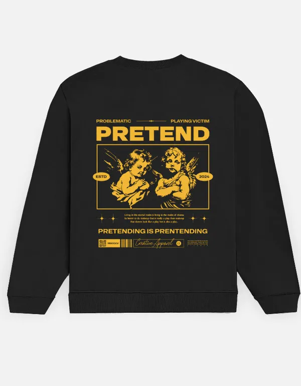 Black_Cotton_Pretend_Sweatshirt_For_Unisex