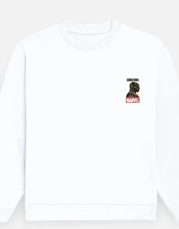 White_Cotton_Wakanda_Sweatshirt_For_Unisex