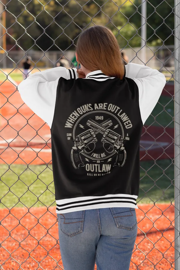 Black_Cotton_Outlaw_Varsity_Jacket_For_Unisex