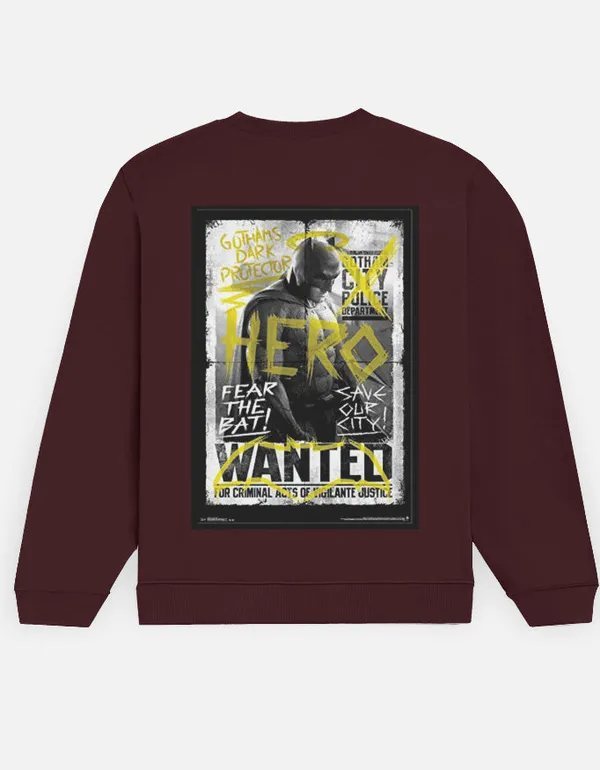Maroon_Cotton_Batman_Sweatshirt_For_Unisex
