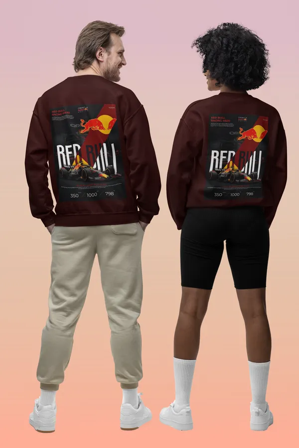 Maroon_Cotton_Red_Bull_Sweatshirt_For_Unisex