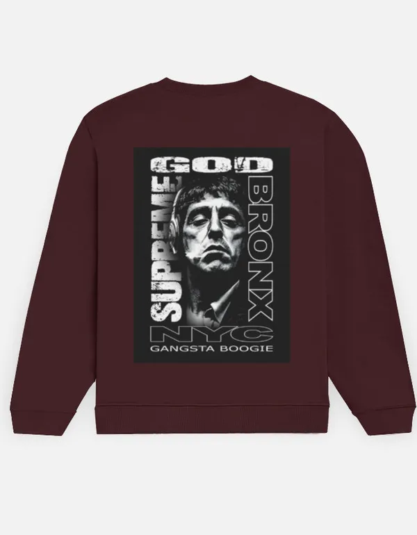 Maroon_Cotton_Gangsta_Sweatshirt_For_Unisex