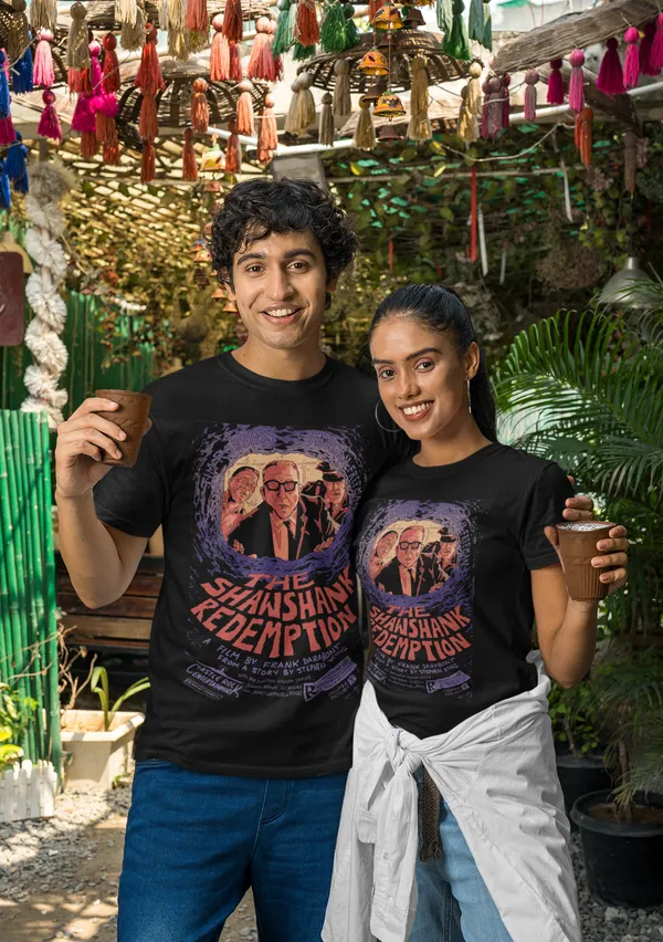 Black_Cotton_Tsr_Stretch_T-Shirt_For_Unisex
