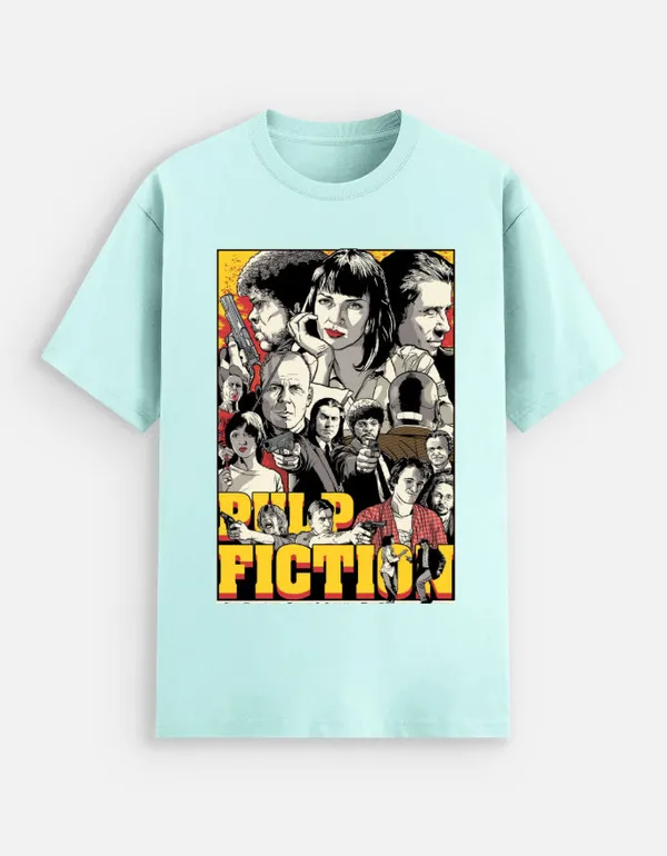 Mint_Cotton_Pulp_Fiction_Stretch_T-Shirt_For_Unisex