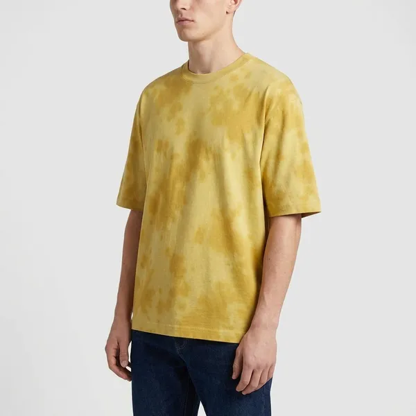 Yellow_Cotton_Grt_Tie_Dye_Oversized_T-Shirt_For_Unisex