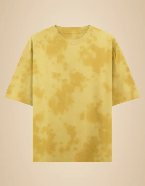 Yellow_Cotton_Grt_Tie_Dye_Oversized_T-Shirt_For_Unisex