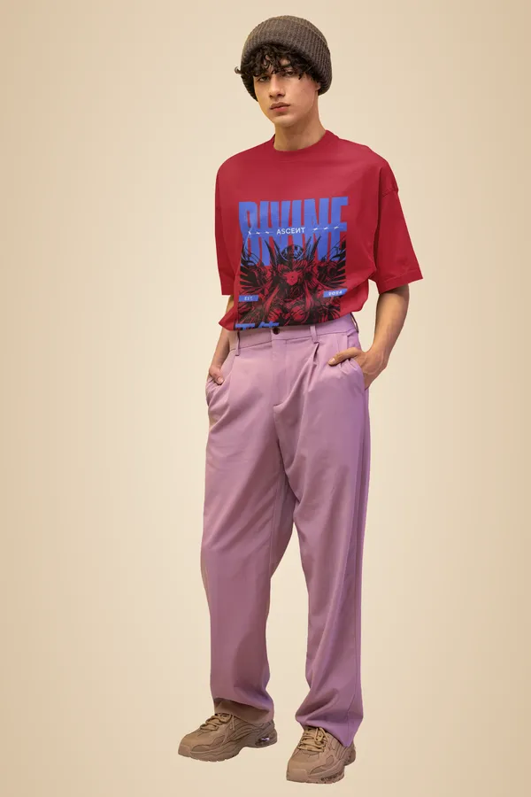 Red_Cotton_Divine_Ascent_Oversized_T-Shirt_For_Unisex