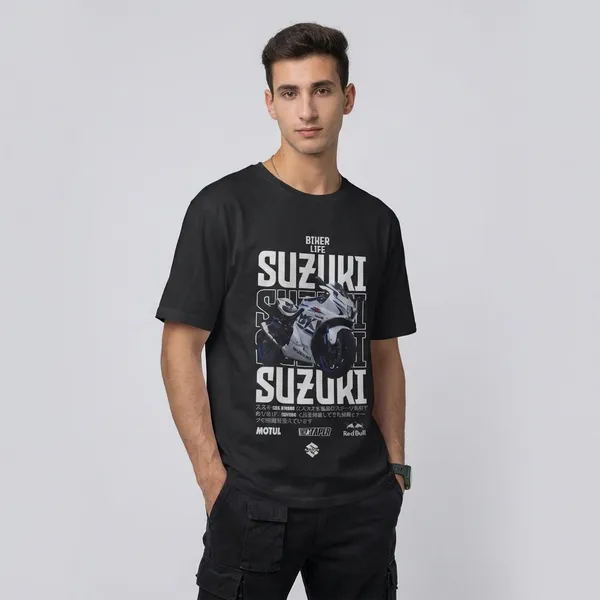 Black_Cotton_Suzuki_Oversized_T-Shirt_For_Unisex