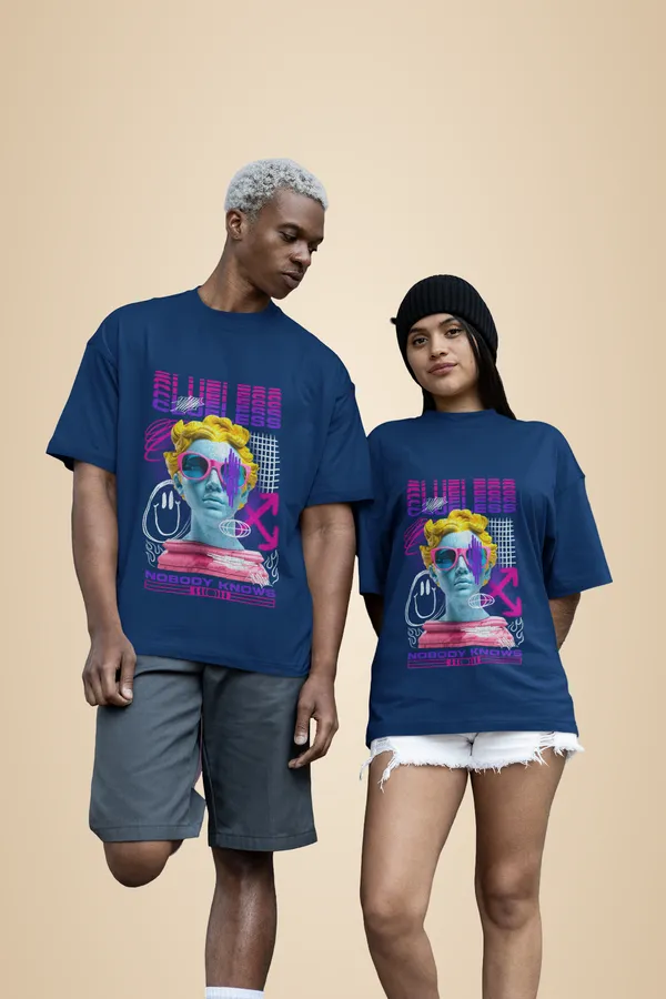 Royal_Blue_Cotton_Clueless_Oversized_T-Shirt_For_Unisex