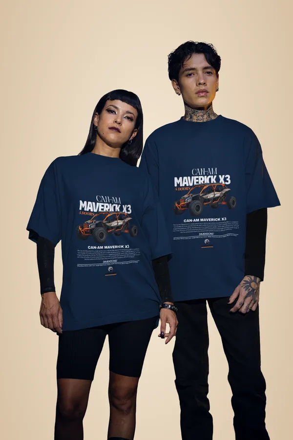 Navy_Blue_Cotton_Maverick_Oversized_T-Shirt_For_Unisex