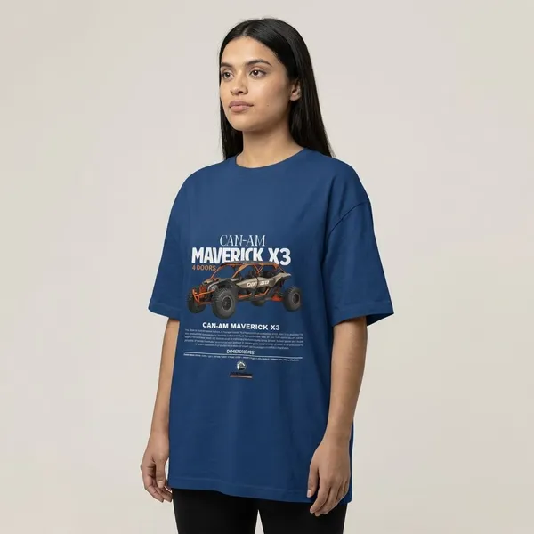 Royal_Blue_Cotton_Maverick_Oversized_T-Shirt_For_Unisex
