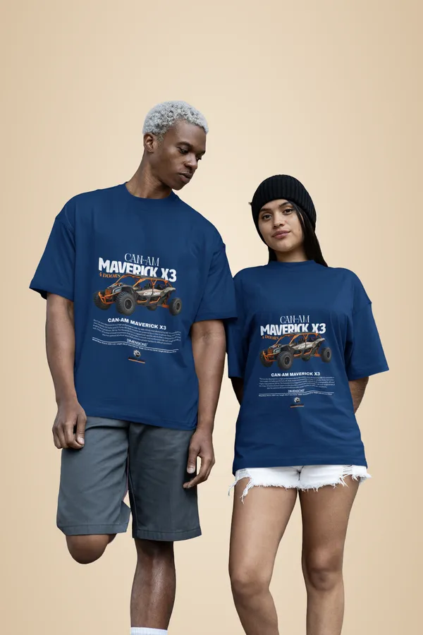 Royal_Blue_Cotton_Maverick_Oversized_T-Shirt_For_Unisex