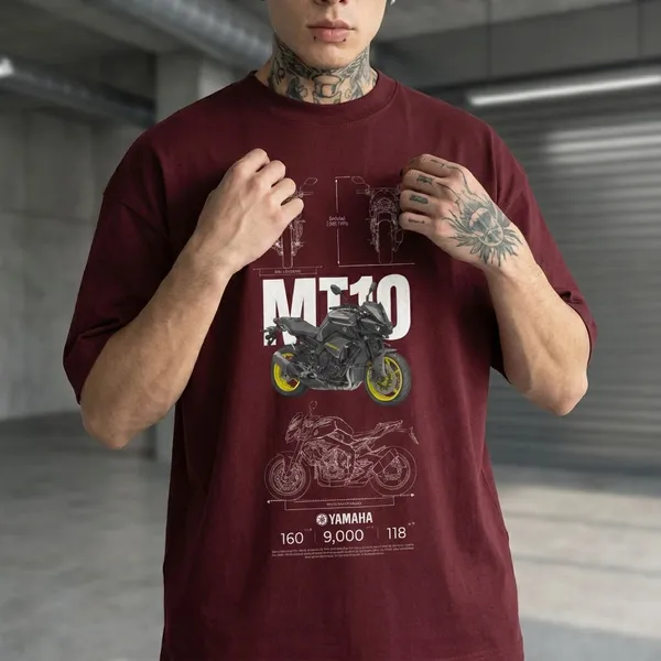 Maroon_Cotton_Mt10_Oversized_T-Shirt_For_Unisex