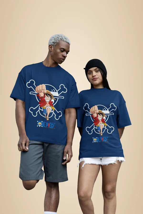 Royal_Blue_Cotton_One_Piece_Oversized_T-Shirt_For_Unisex