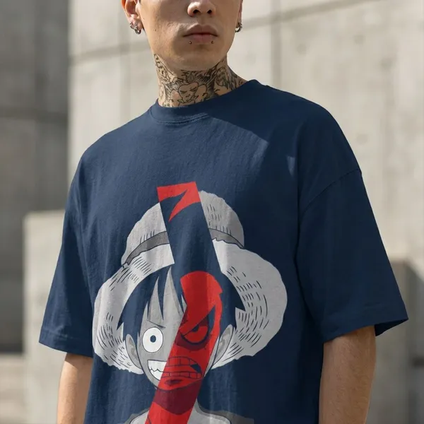 Navy_Blue_Cotton_One_Piece_Ii_Oversized_T-Shirt_For_Unisex