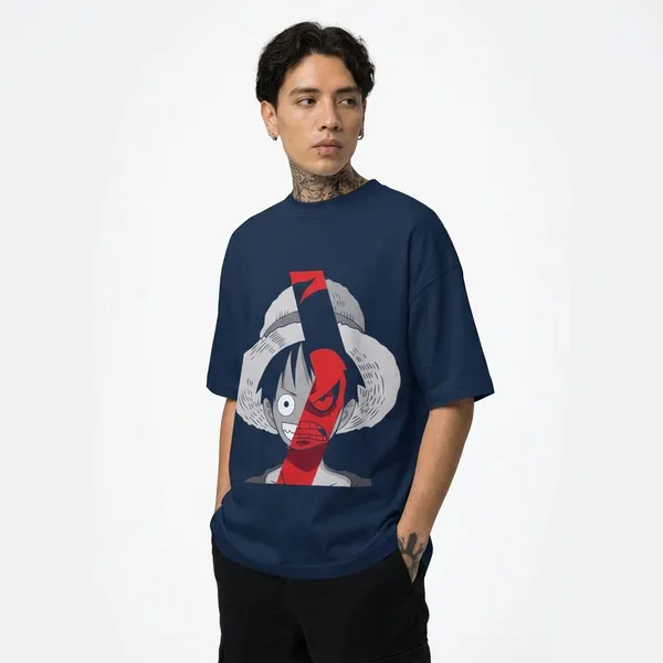 Navy_Blue_Cotton_One_Piece_Ii_Oversized_T-Shirt_For_Unisex