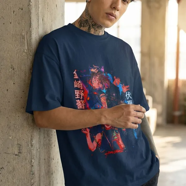 Navy_Blue_Cotton_Oversized_T-Shirt_For_Unisex