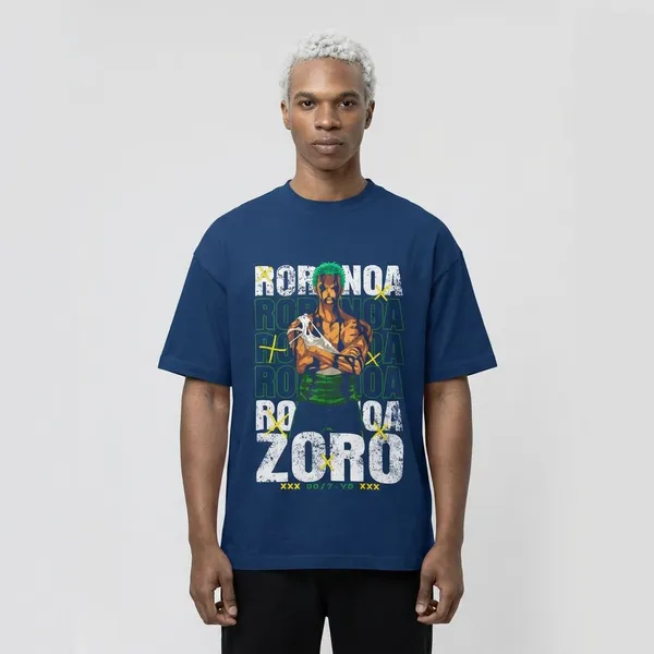 Royal_Blue_Cotton_Zoro_Oversized_T-Shirt_For_Unisex