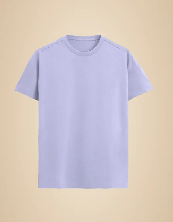 Lavender_Cotton_Grt_Supima_T-Shirt_For_Unisex