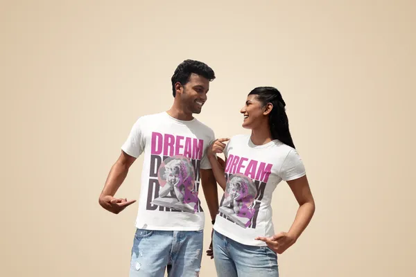 White_Cotton_Dream_Stretch_T-Shirt_For_Unisex