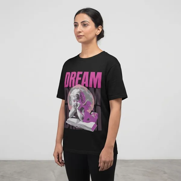 Black_Cotton_Dream_Stretch_T-Shirt_For_Unisex