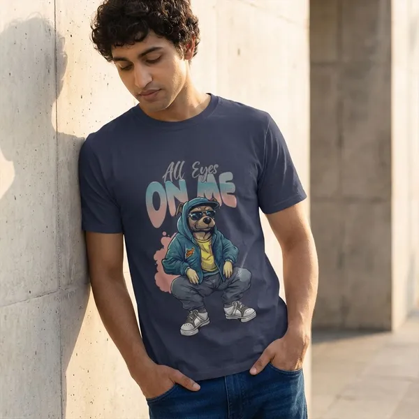 Navy_Blue_Cotton_Eyes_On_Me_Stretch_T-Shirt_For_Unisex