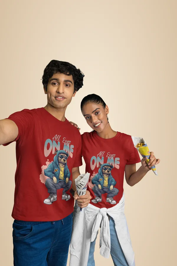 Red_Cotton_Eyes_On_Me_Stretch_T-Shirt_For_Unisex