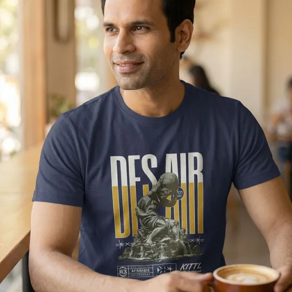 Navy_Blue_Cotton_Desair_Supima_T-Shirt_For_Unisex