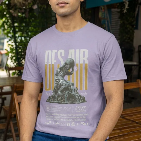 Lavender_Cotton_Desair_Supima_T-Shirt_For_Unisex