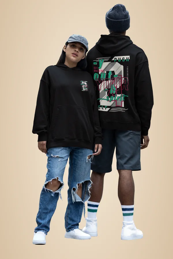 Black_Cotton_Push_Pullover_Hoodie_For_Unisex
