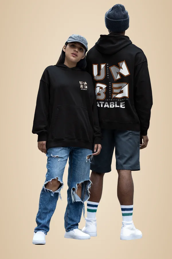 Black_Cotton_Unbeatable_Pullover_Hoodie_For_Unisex